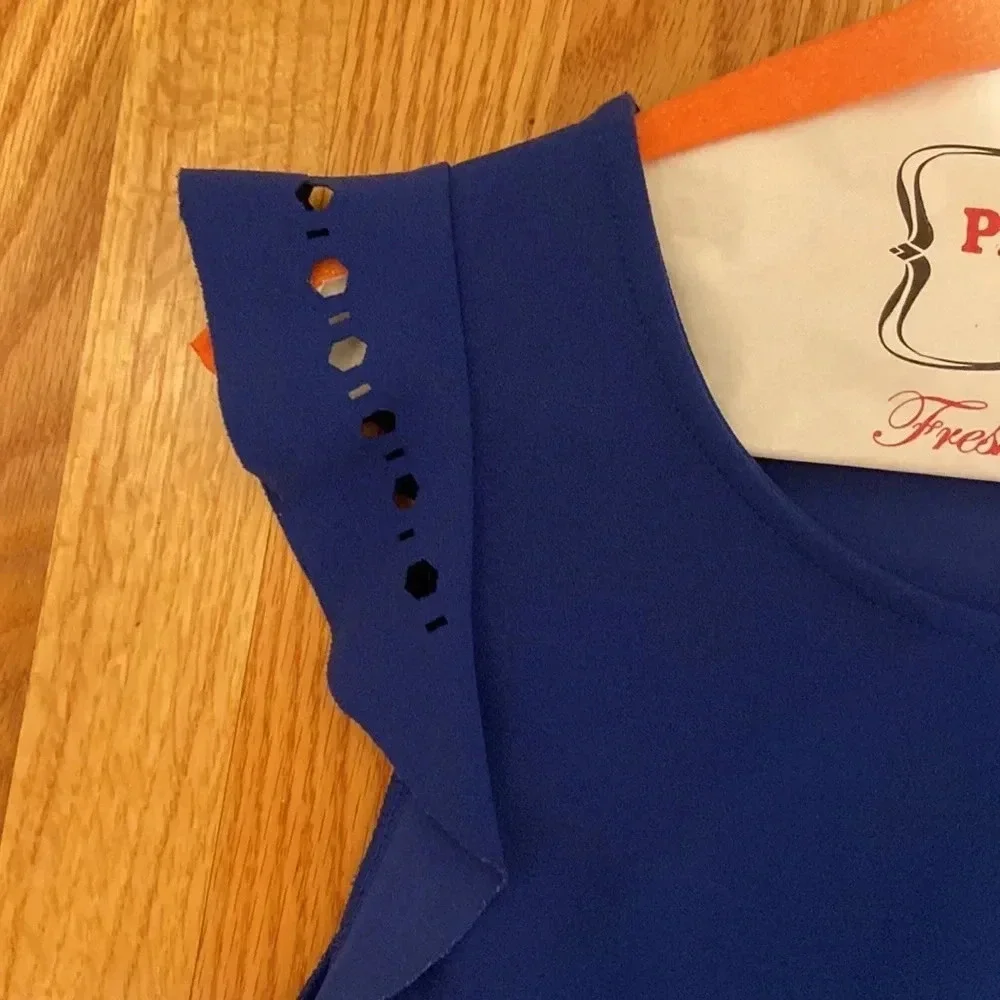 Banana republic blue dress size 6 - Picture 4 of 5